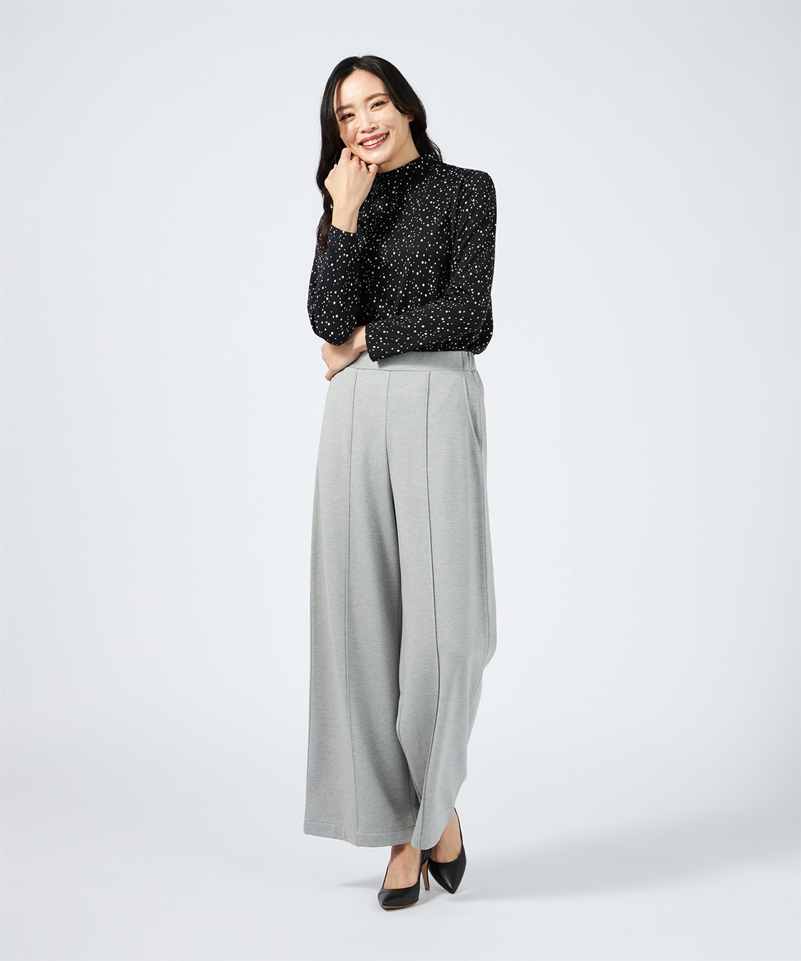 A/C DESIGN BY ALPHA CUBIC ドットプリントプルオーバー_sub_11