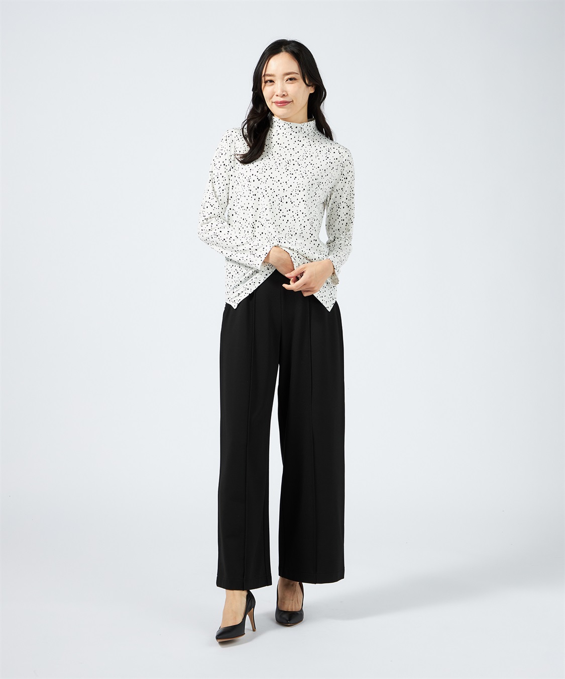 A/C DESIGN BY ALPHA CUBIC ドットプリントプルオーバー_sub_12