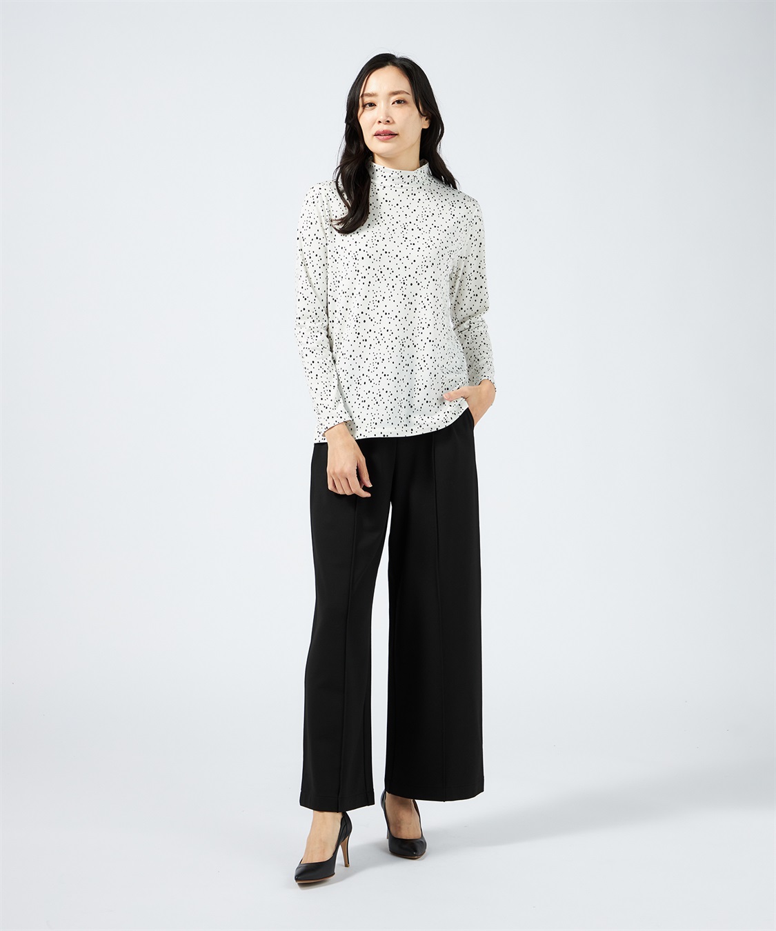 A/C DESIGN BY ALPHA CUBIC ドットプリントプルオーバー_sub_14