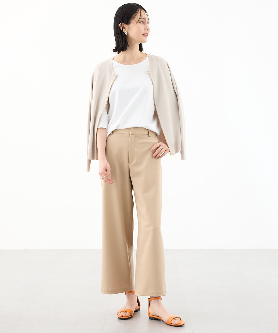 A/C DESIGN BY ALPHA CUBIC スムースカットソー【スゴつや・UVカット・接触冷感】_sub_7