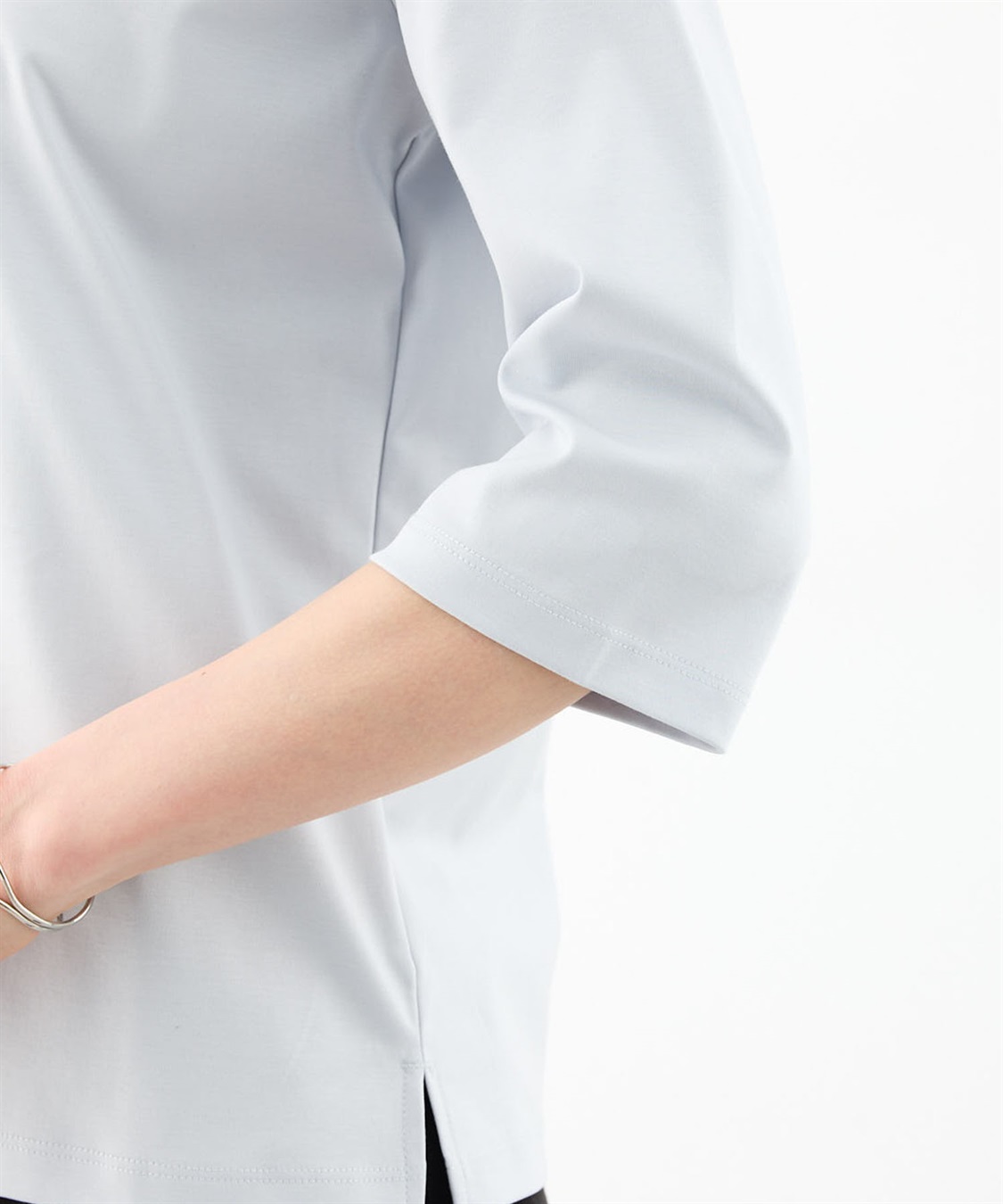 A/C DESIGN BY ALPHA CUBIC スムースカットソー【スゴつや・UVカット・接触冷感】_sub_14