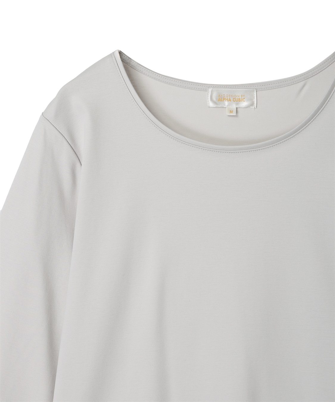 A/C DESIGN BY ALPHA CUBIC スムースカットソー【スゴつや・UVカット・接触冷感】_sub_16