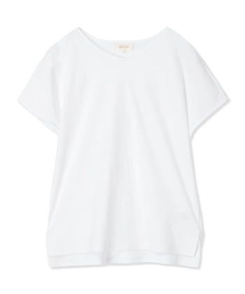 A/C DESIGN BY ALPHA CUBIC フレンチVネックTシャツ【すごツヤ・UVカット・接触冷感】_subthumb_13