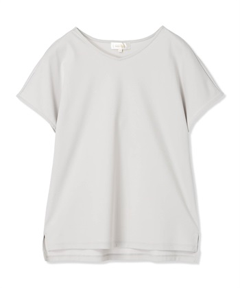 A/C DESIGN BY ALPHA CUBIC フレンチVネックTシャツ【すごツヤ・UVカット・接触冷感】_subthumb_15