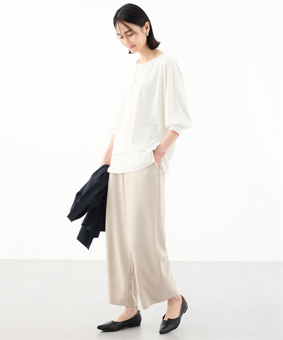 A/C DESIGN BY ALPHA CUBIC ドルマンスリーブプルオーバー_sub_10