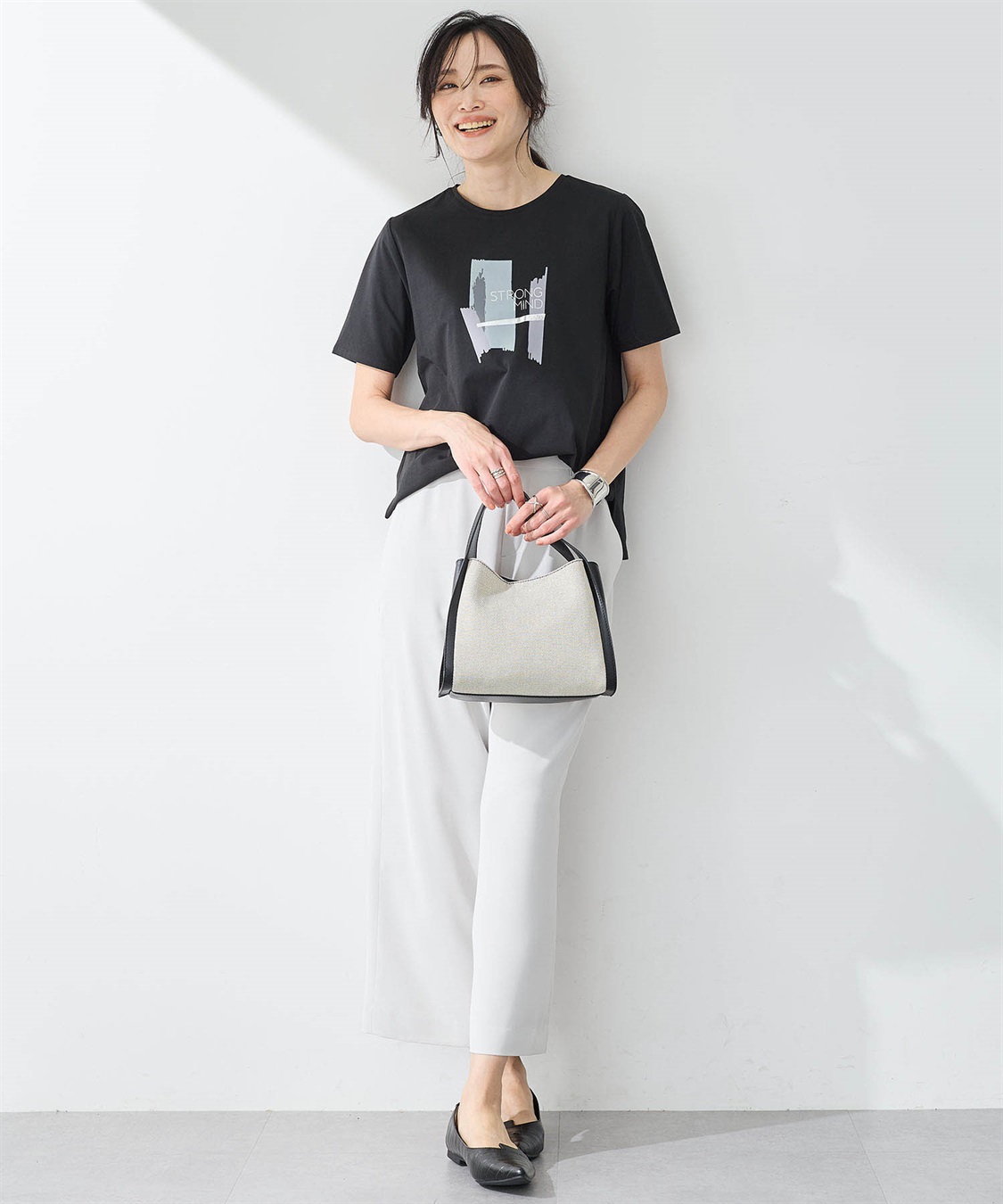 A/C DESIGN BY ALPHA CUBIC グラフィックＴシャツ【接触冷感・UVカット】_sub_3