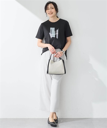 A/C DESIGN BY ALPHA CUBIC グラフィックＴシャツ【接触冷感・UVカット】_subthumb_3