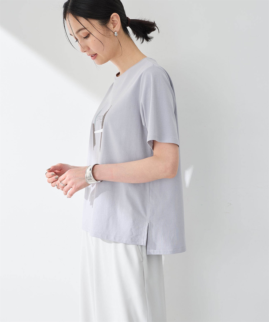 A/C DESIGN BY ALPHA CUBIC グラフィックＴシャツ【接触冷感・UVカット】_sub_10