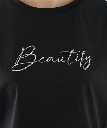 A/C DESIGN BY ALPHA CUBIC ラインストーンロゴＴシャツ【接触冷感・UVカット】_subthumb_9