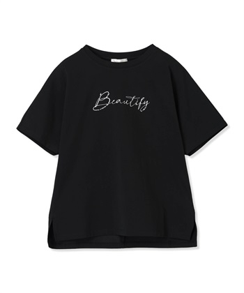 A/C DESIGN BY ALPHA CUBIC ラインストーンロゴＴシャツ【接触冷感・UVカット】_subthumb_14