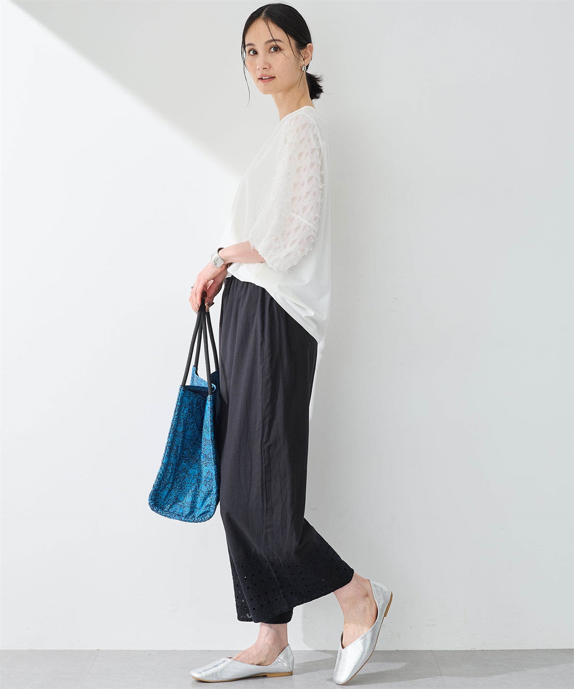 A/C DESIGN BY ALPHA CUBIC カットジャガード切替えプルオーバー【接触冷感・UVカット】_sub_7