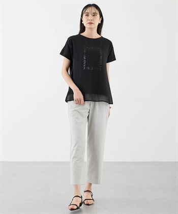 A/C DESIGN BY ALPHA CUBIC シアーレイヤードロゴTシャツ_subthumb_2