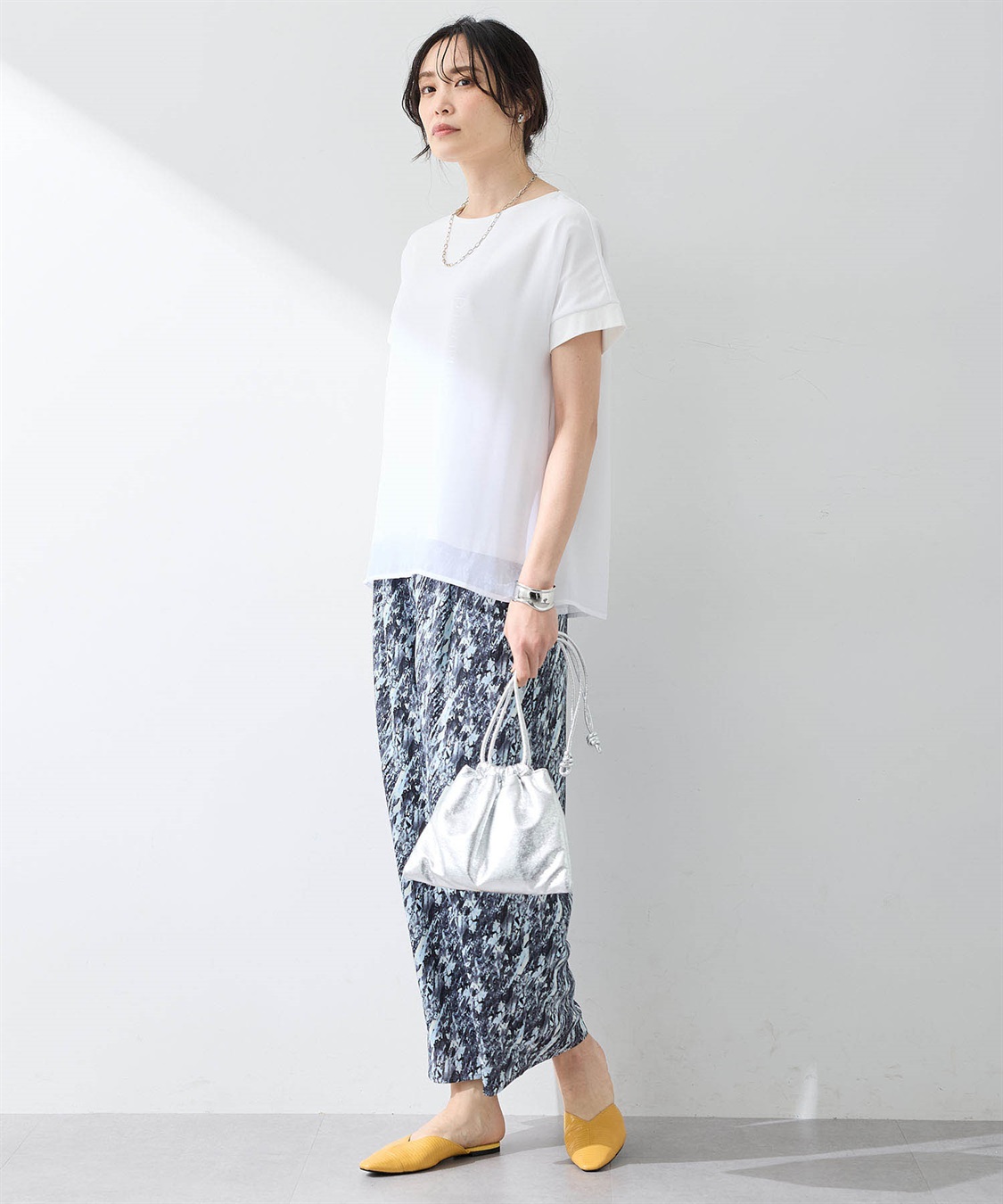 A/C DESIGN BY ALPHA CUBIC シアーレイヤードロゴTシャツ_sub_6