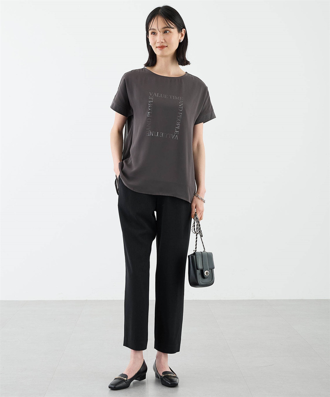 A/C DESIGN BY ALPHA CUBIC シアーレイヤードロゴTシャツ_sub_9