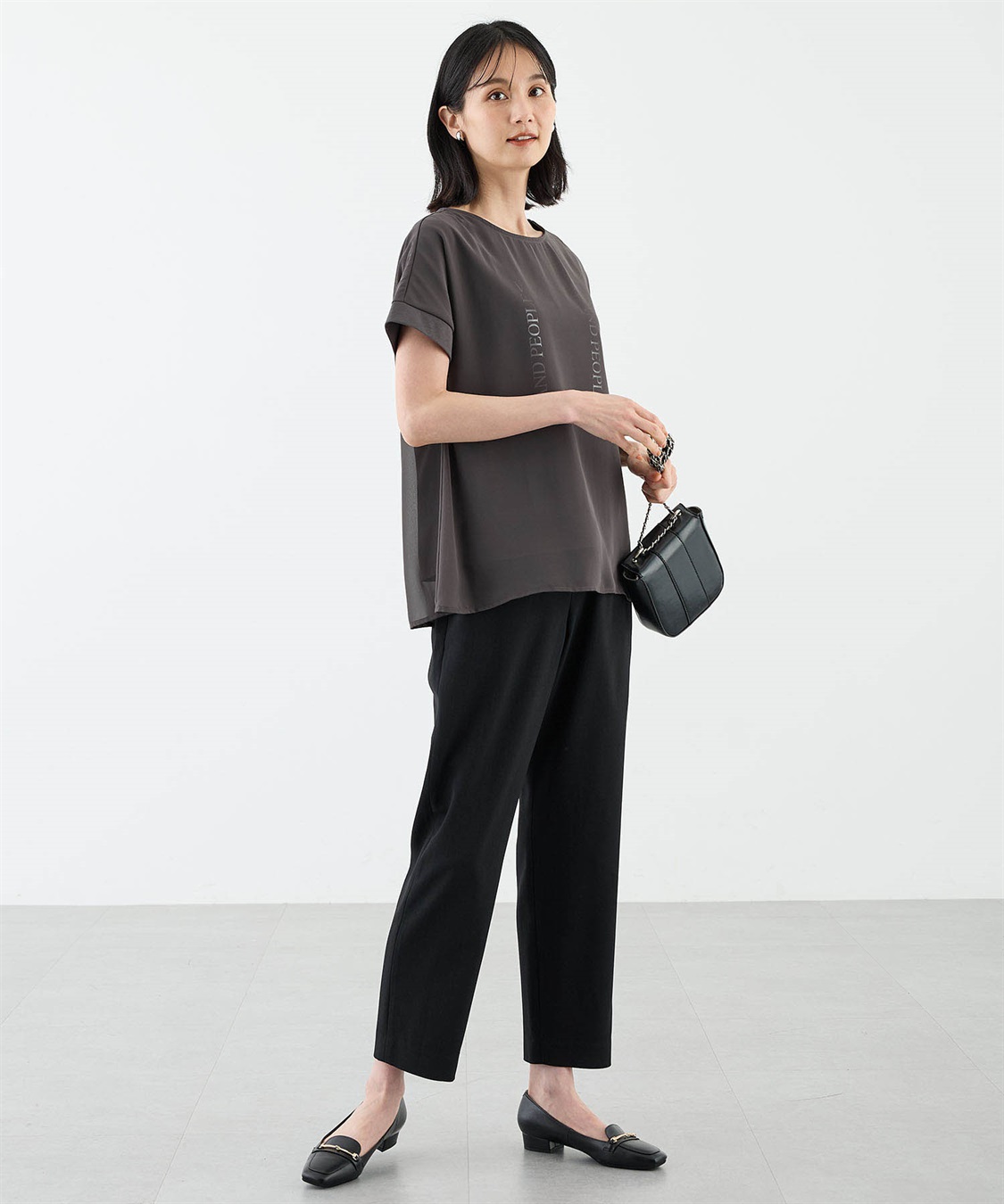 A/C DESIGN BY ALPHA CUBIC シアーレイヤードロゴTシャツ_sub_10