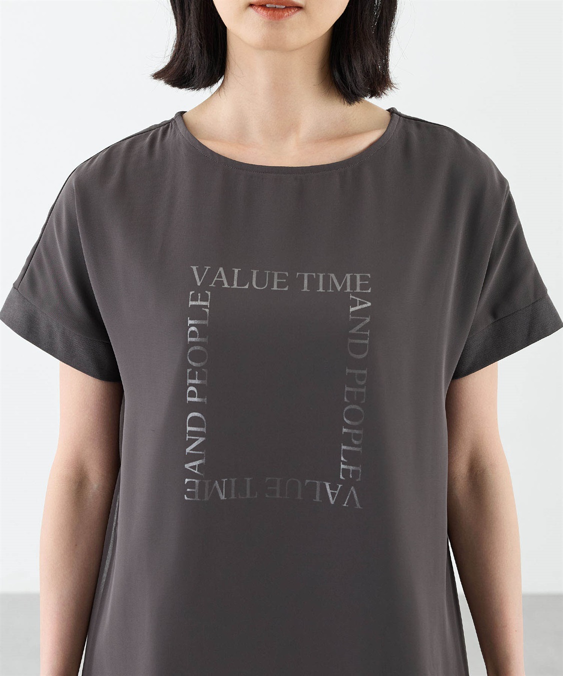 A/C DESIGN BY ALPHA CUBIC シアーレイヤードロゴTシャツ_sub_13