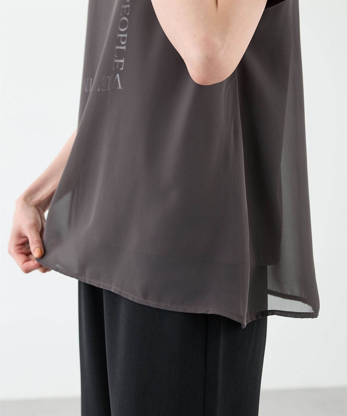 A/C DESIGN BY ALPHA CUBIC シアーレイヤードロゴTシャツ_sub_14