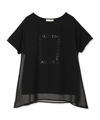 A/C DESIGN BY ALPHA CUBIC シアーレイヤードロゴTシャツ_subthumb_16