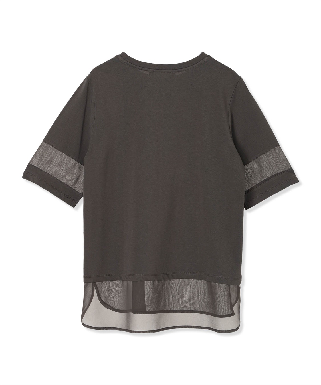 A/C DESIGN BY ALPHA CUBIC シアー切替えロゴTシャツ_sub_21