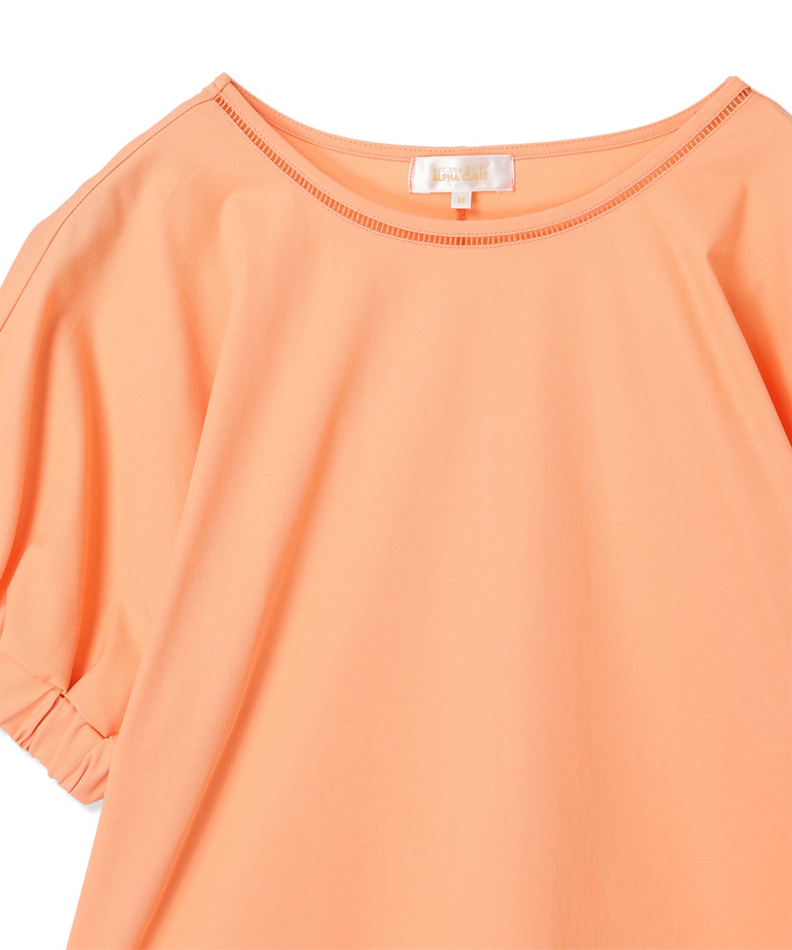 A/C DESIGN BY ALPHA CUBIC 袖シャーリングドルマンプルオーバー【接触冷感・UVカット】_sub_19