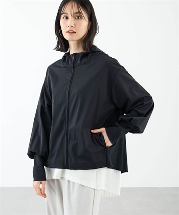 A/C DESIGN BY ALPHA CUBIC メッシュ切替えラッシュパーカー【接触冷感・UVカット・撥水】_subthumb_2