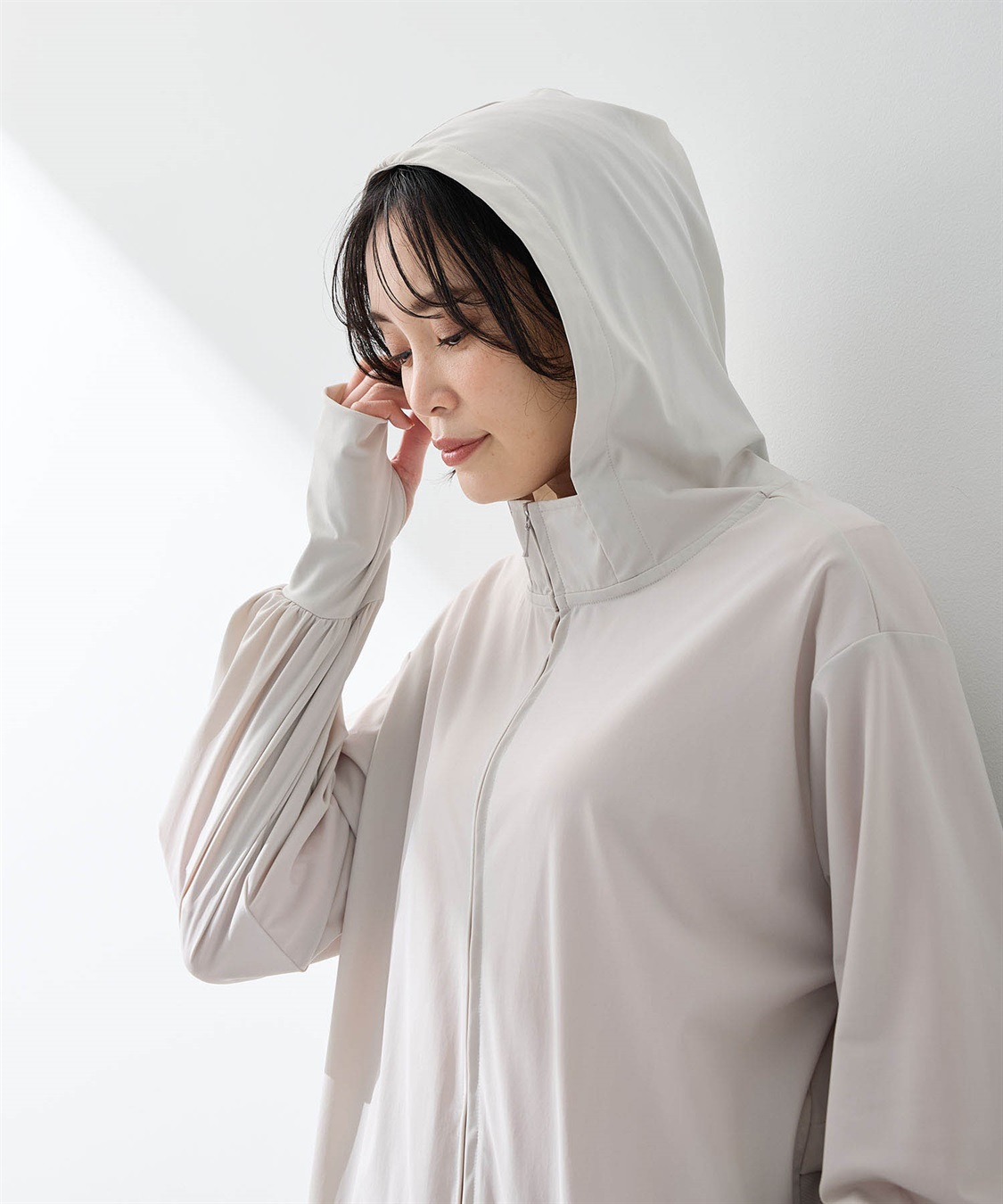 A/C DESIGN BY ALPHA CUBIC メッシュ切替えラッシュパーカー【接触冷感・UVカット・撥水】_sub_14