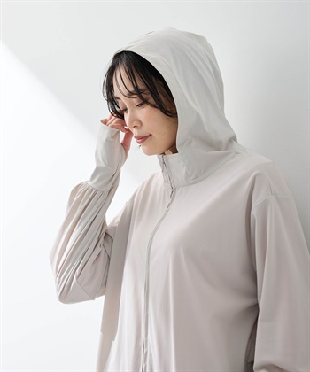 A/C DESIGN BY ALPHA CUBIC メッシュ切替えラッシュパーカー【接触冷感・UVカット・撥水】_subthumb_14