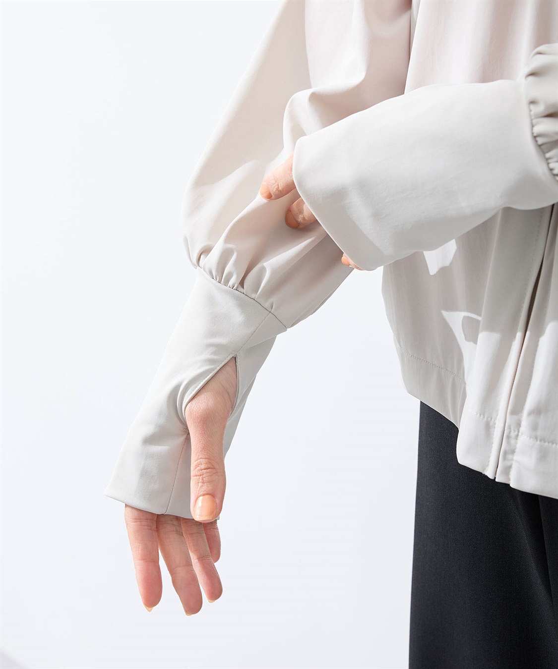 A/C DESIGN BY ALPHA CUBIC メッシュ切替えラッシュパーカー【接触冷感・UVカット・撥水】_sub_17