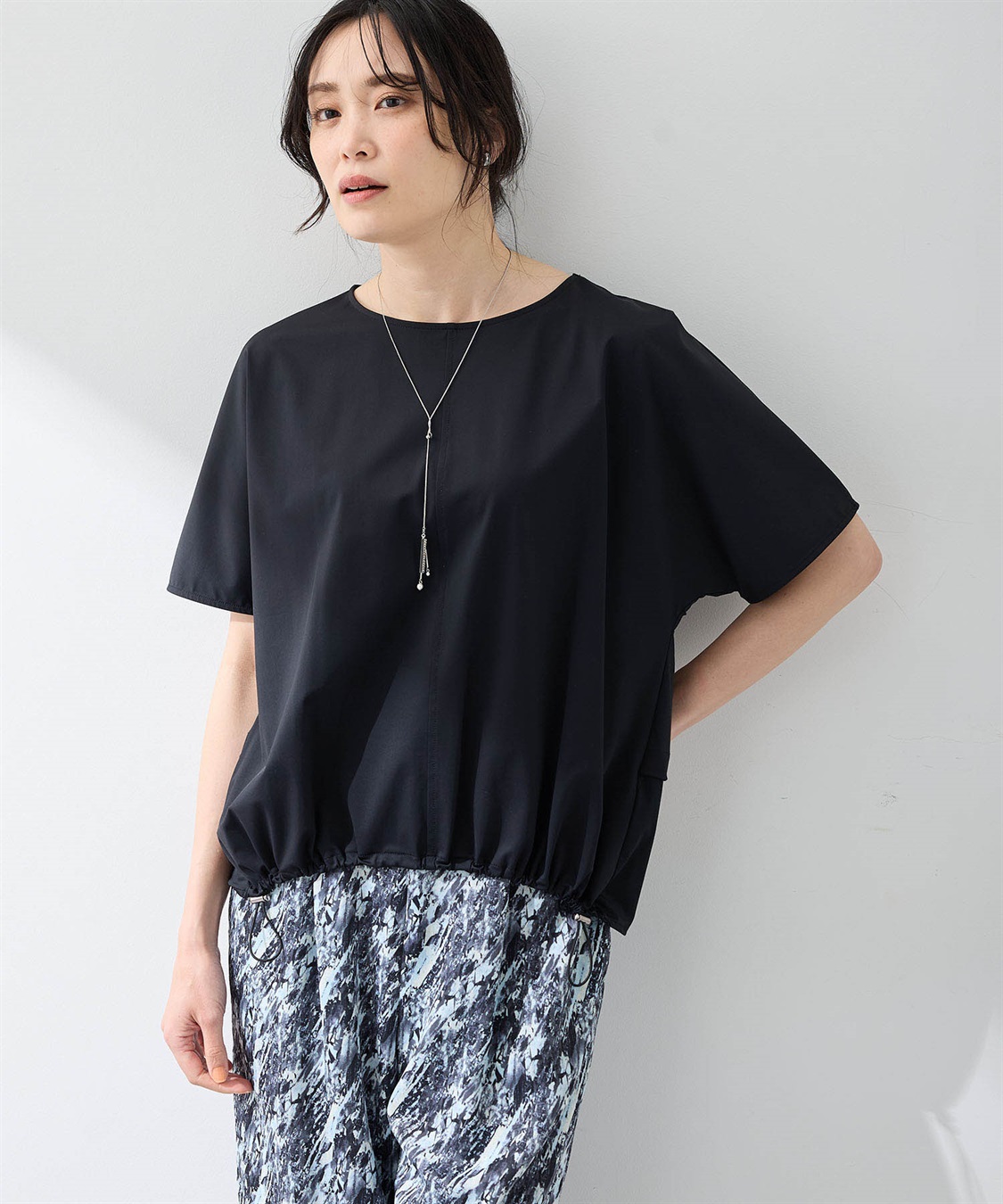 A/C DESIGN BY ALPHA CUBIC ストレッチナイロンラッシュドロストプルオーバー【接触冷感・UVカット・撥水】_sub_3