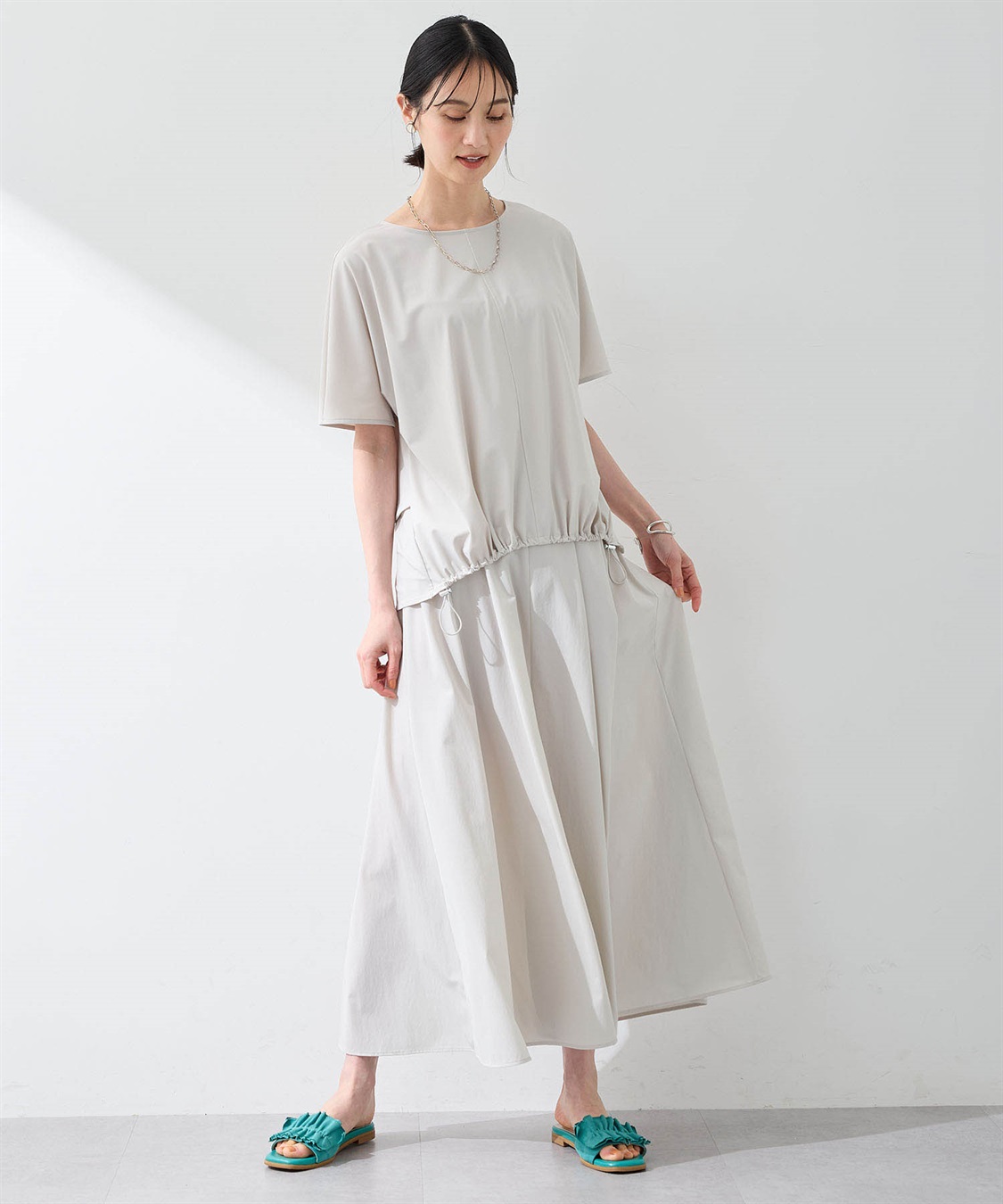 A/C DESIGN BY ALPHA CUBIC ストレッチナイロンラッシュドロストプルオーバー【接触冷感・UVカット・撥水】_sub_11