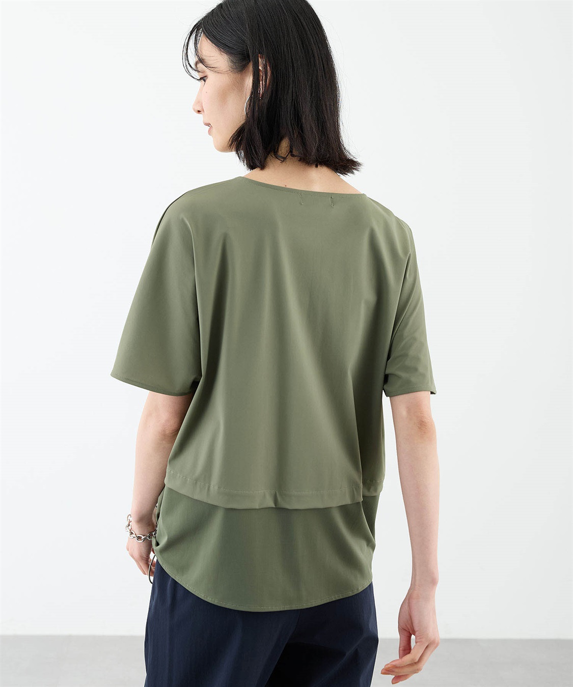 A/C DESIGN BY ALPHA CUBIC ストレッチナイロンラッシュドロストプルオーバー【接触冷感・UVカット・撥水】_sub_14