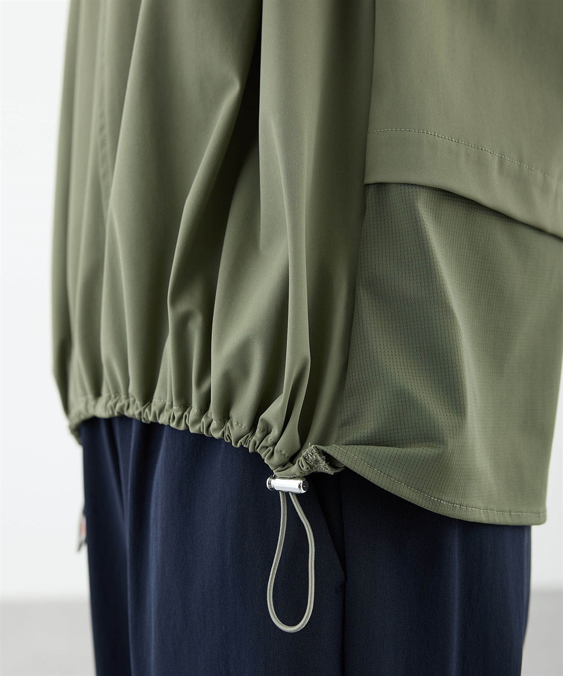 A/C DESIGN BY ALPHA CUBIC ストレッチナイロンラッシュドロストプルオーバー【接触冷感・UVカット・撥水】_sub_18