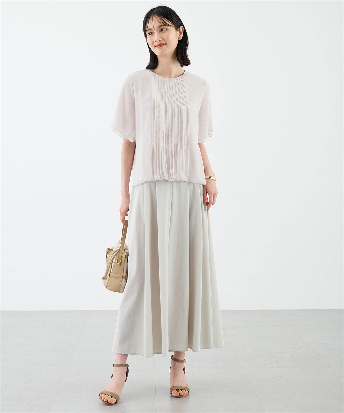 A/C DESIGN BY ALPHA CUBIC 消しプリーツ楊柳ブラウス_sub_10