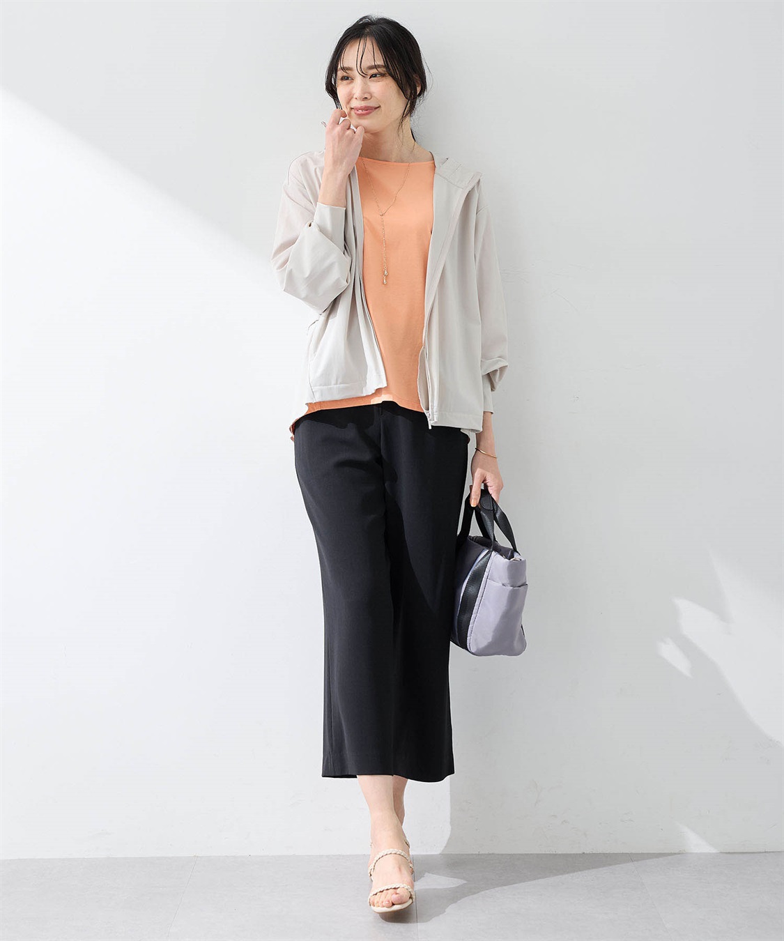 A/C DESIGN BY ALPHA CUBIC 袖タックデザインプルオーバー【接触冷感】_sub_12