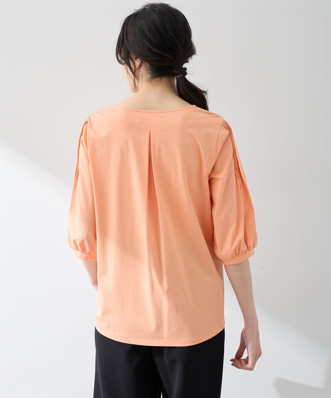 A/C DESIGN BY ALPHA CUBIC 袖タックデザインプルオーバー【接触冷感】_sub_14