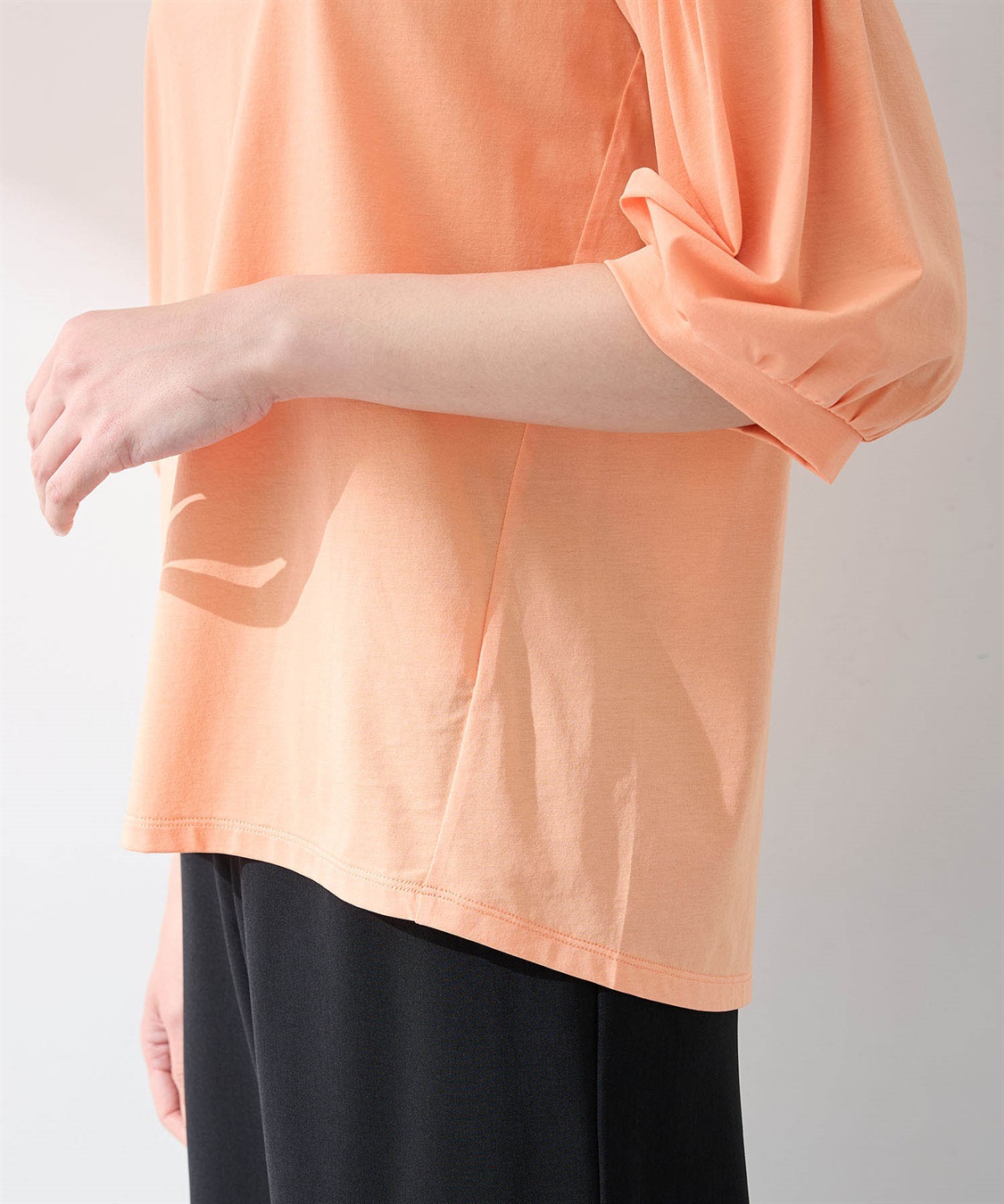 A/C DESIGN BY ALPHA CUBIC 袖タックデザインプルオーバー【接触冷感】_sub_17