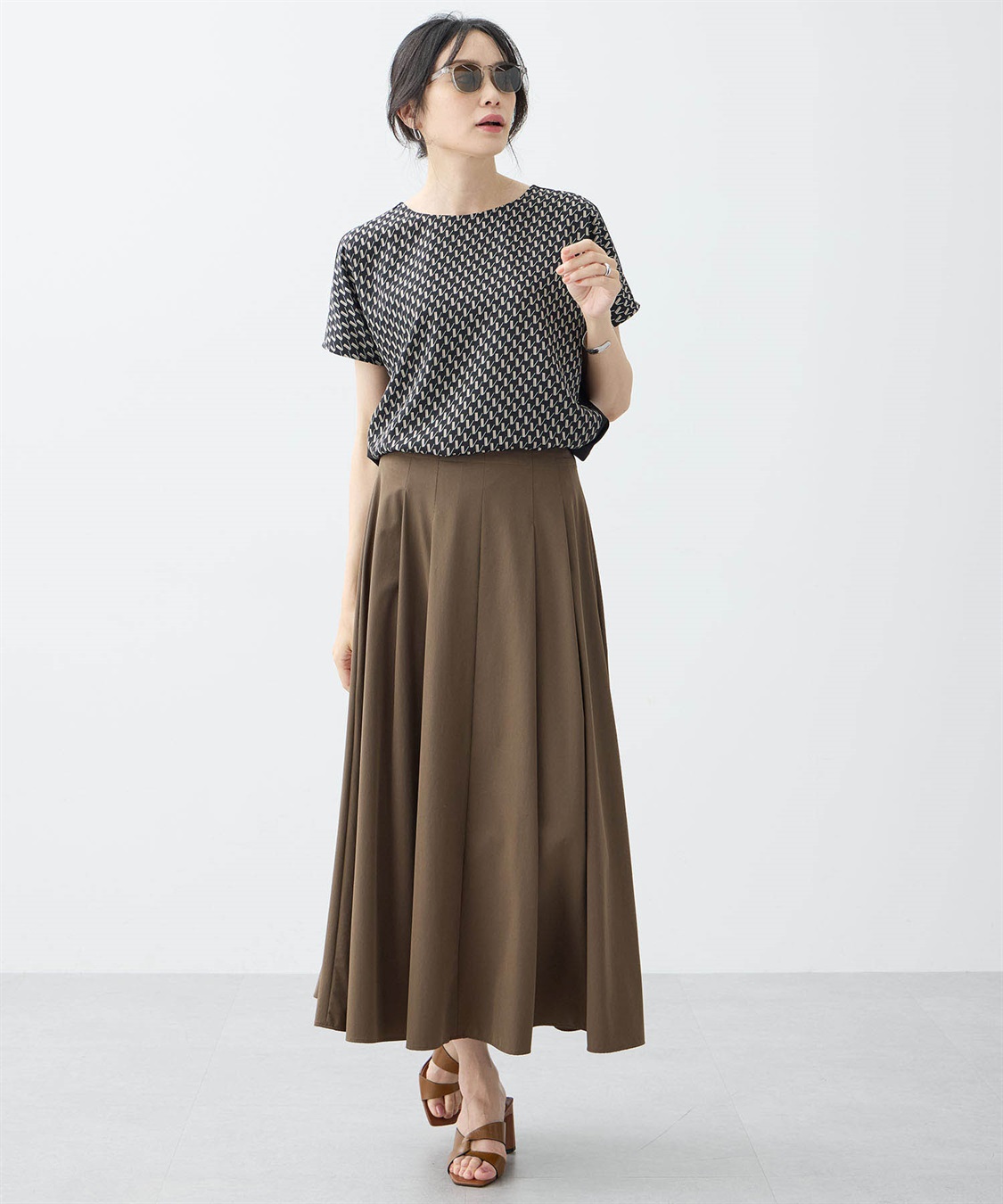 A/C DESIGN BY ALPHA CUBIC プリントドルマンプルオーバー【接触冷感・UVカット】_sub_9