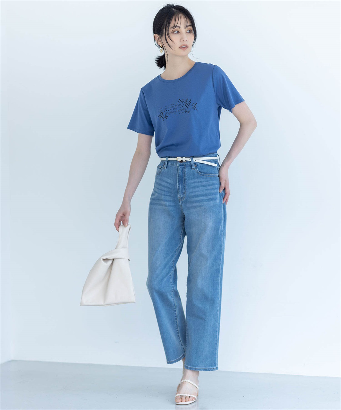 A/C DESIGN BY ALPHA CUBIC 【アルコラージュ】ロゴプリントＴシャツ【接触冷感・UVカット】_sub_4