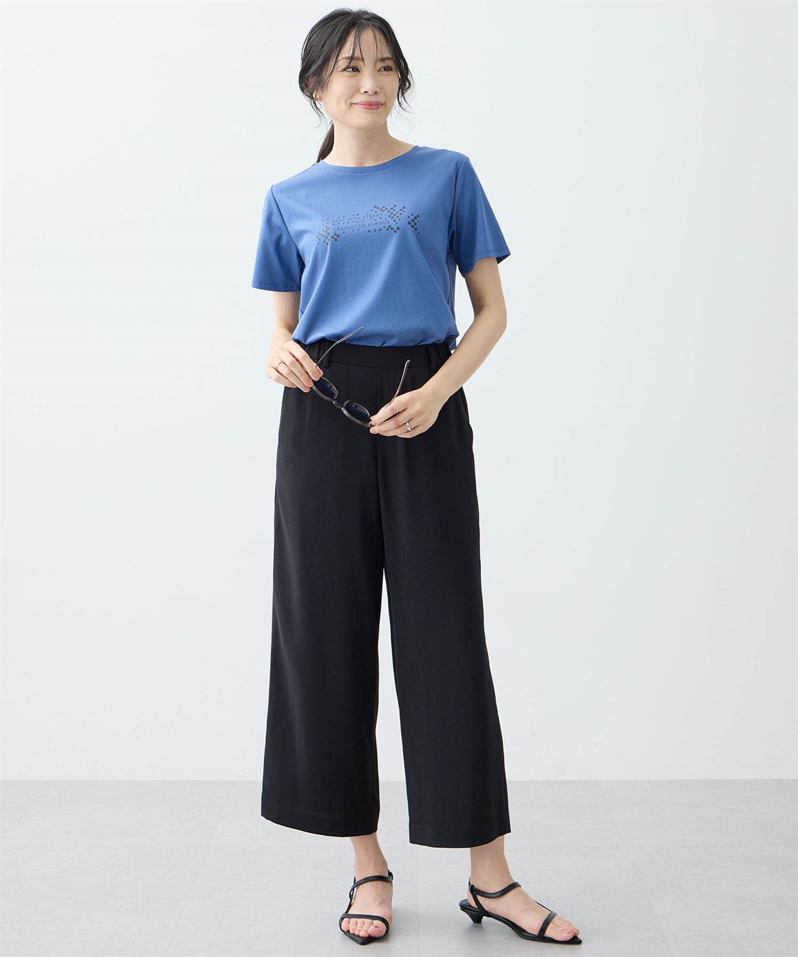 A/C DESIGN BY ALPHA CUBIC 【アルコラージュ】ロゴプリントＴシャツ【接触冷感・UVカット】_sub_5