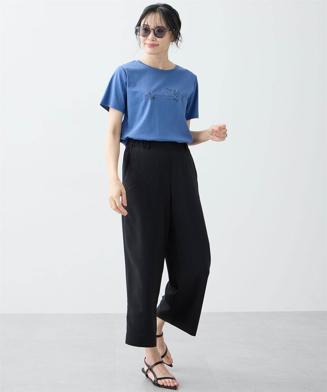 A/C DESIGN BY ALPHA CUBIC 【アルコラージュ】ロゴプリントＴシャツ【接触冷感・UVカット】_sub_6