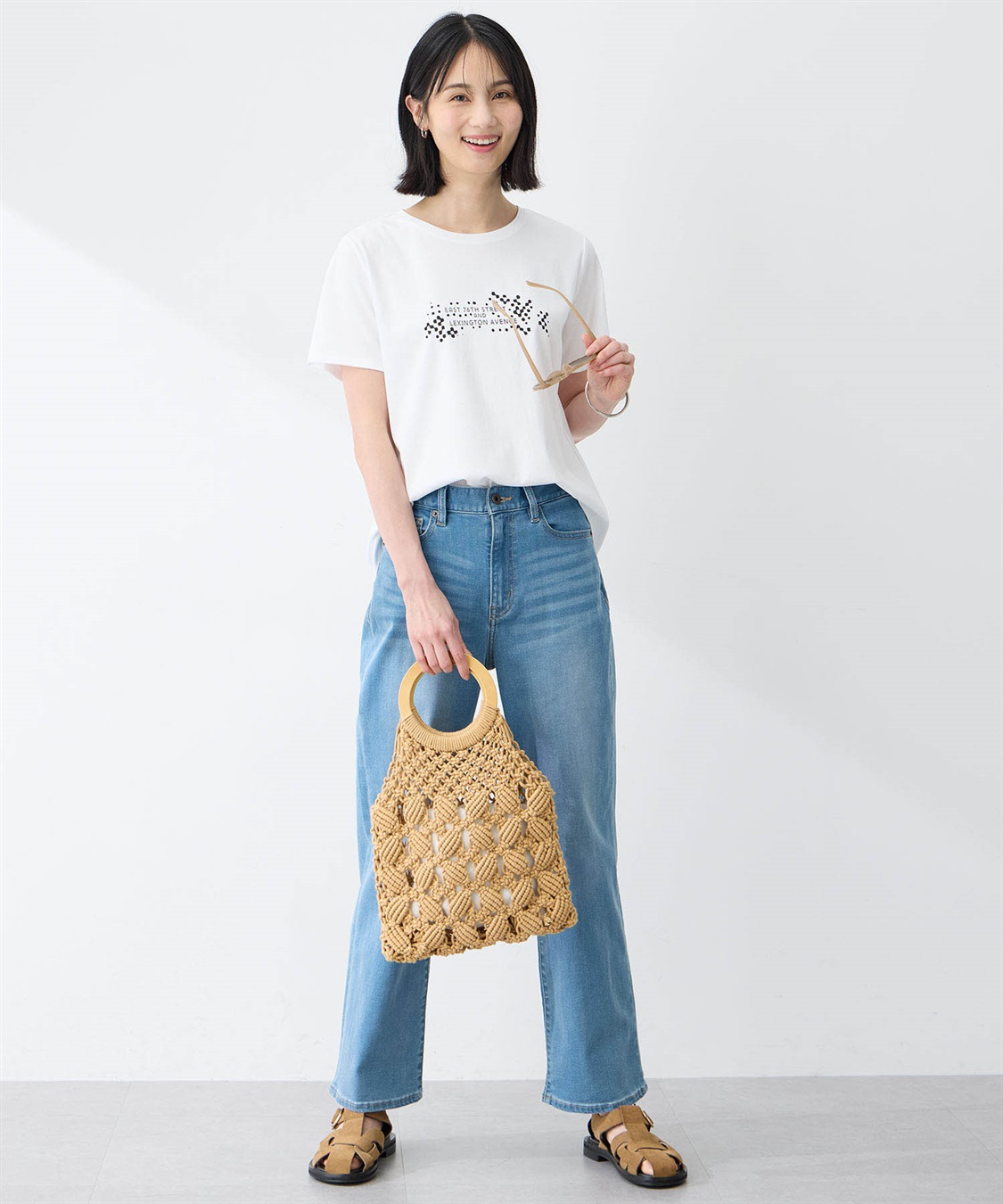 A/C DESIGN BY ALPHA CUBIC 【アルコラージュ】ロゴプリントＴシャツ【接触冷感・UVカット】_sub_11