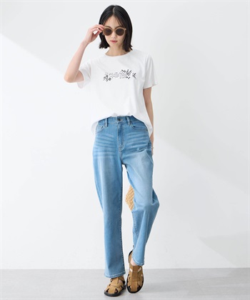 A/C DESIGN BY ALPHA CUBIC 【アルコラージュ】ロゴプリントＴシャツ【接触冷感・UVカット】_subthumb_12