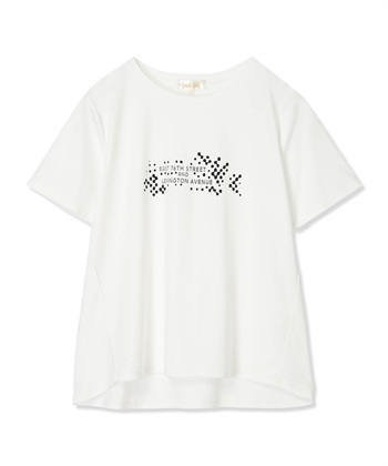 A/C DESIGN BY ALPHA CUBIC 【アルコラージュ】ロゴプリントＴシャツ【接触冷感・UVカット】_subthumb_18
