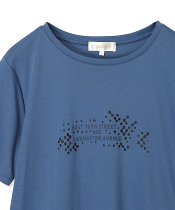 A/C DESIGN BY ALPHA CUBIC 【アルコラージュ】ロゴプリントＴシャツ【接触冷感・UVカット】_subthumb_22