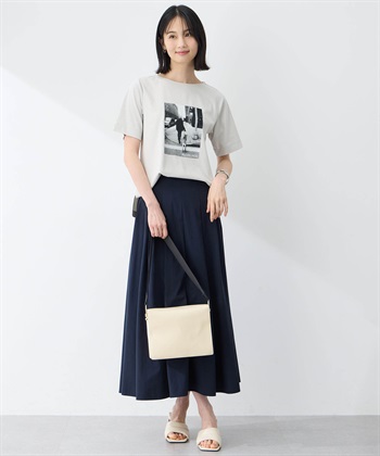 A/C DESIGN BY ALPHA CUBIC 【アルコラージュ】ボートネックフォトＴシャツ【接触冷感・UVカット】_subthumb_3