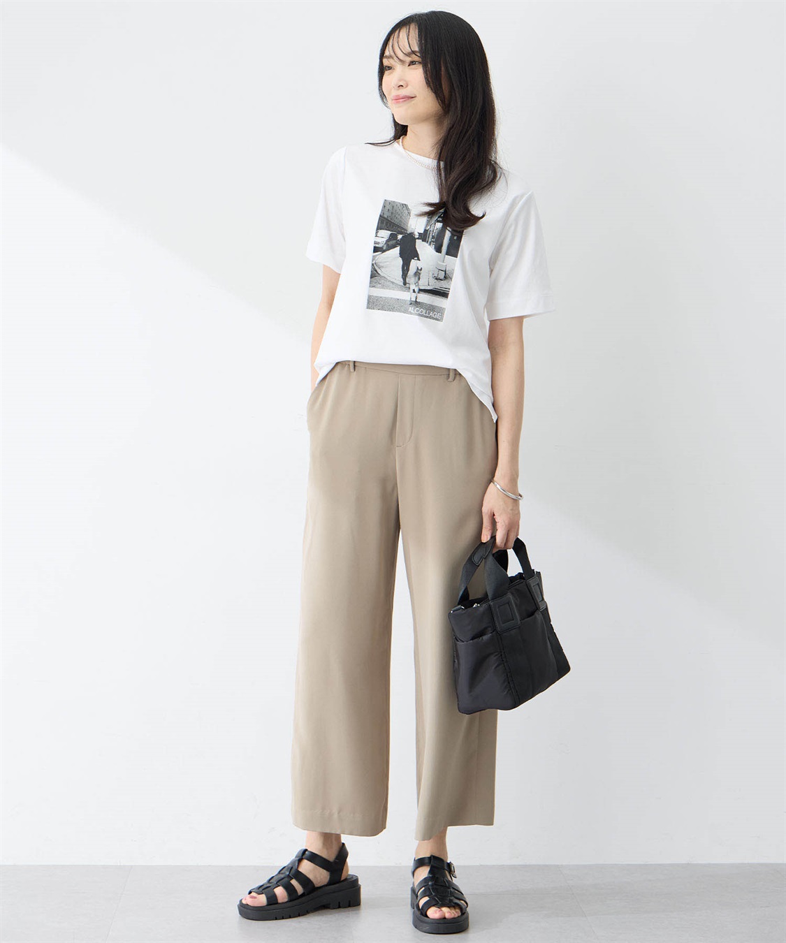 A/C DESIGN BY ALPHA CUBIC 【アルコラージュ】ボートネックフォトＴシャツ【接触冷感・UVカット】_sub_8