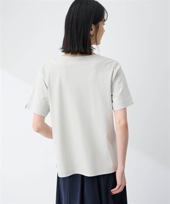 A/C DESIGN BY ALPHA CUBIC 【アルコラージュ】ボートネックフォトＴシャツ【接触冷感・UVカット】_subthumb_11