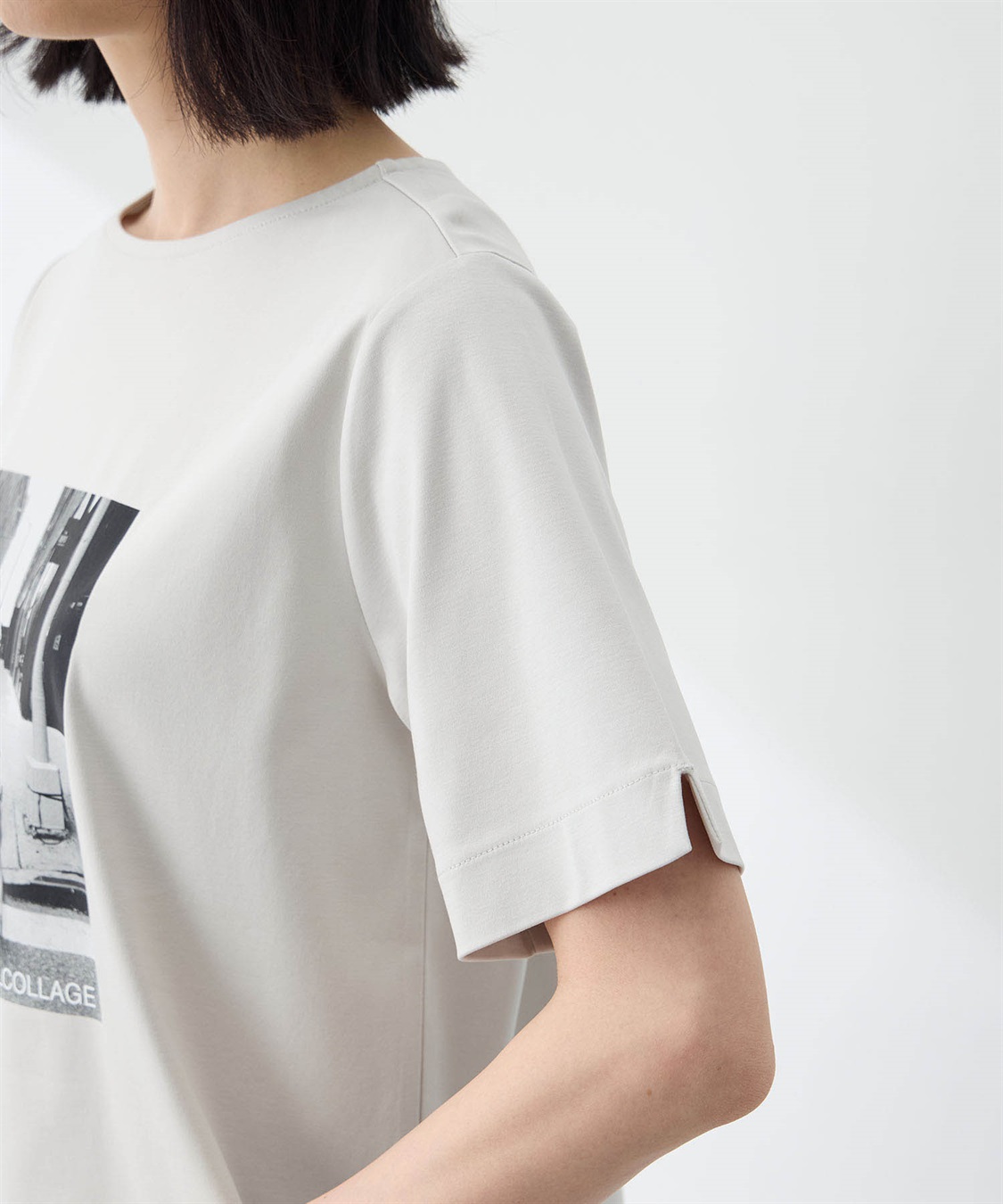 A/C DESIGN BY ALPHA CUBIC 【アルコラージュ】ボートネックフォトＴシャツ【接触冷感・UVカット】_sub_13