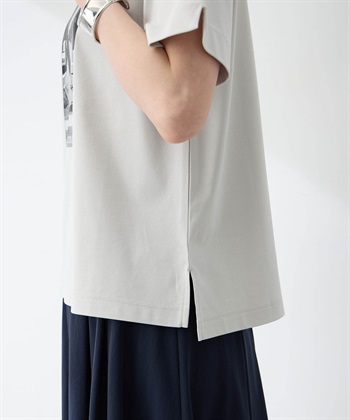 A/C DESIGN BY ALPHA CUBIC 【アルコラージュ】ボートネックフォトＴシャツ【接触冷感・UVカット】_subthumb_14