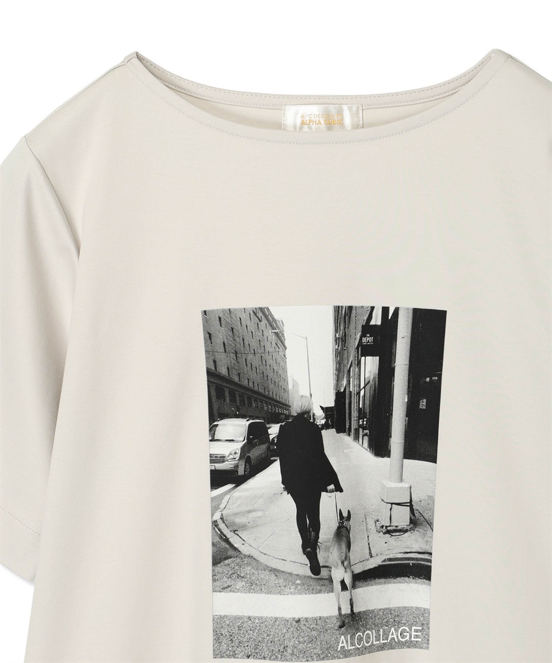 A/C DESIGN BY ALPHA CUBIC 【アルコラージュ】ボートネックフォトＴシャツ【接触冷感・UVカット】_sub_18